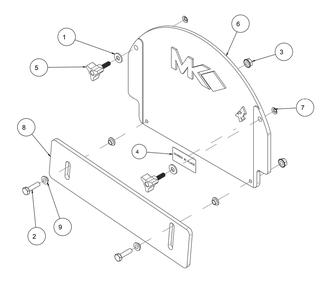 Section 06 Diagram and Parts List for SRX-2000 172235 MK Diamond Concrete Saw